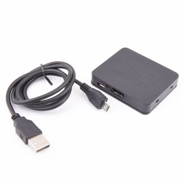 HDMI-splitter 1 ind 2, 4K2K HDMI-splitter 1 ind 2 udgange HDMI1 i