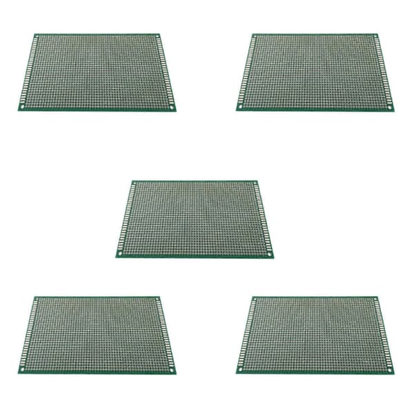 5 stk/sæt Dobbeltsidet Prototype PCB Universal Printplade 9x15cm til Lodning Elektronisk Tilbehør