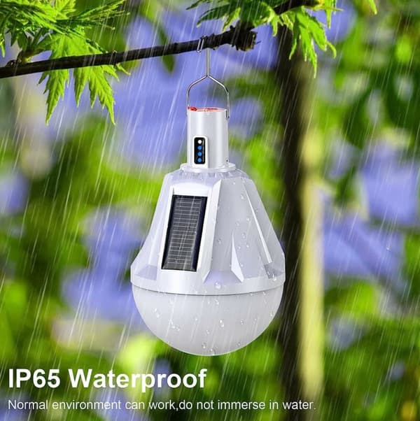 Solar-powered LED lamp, USB rechargeable, solar-powered lamp, outdoor hanging lamp, remote control lamp, Imp Lighting