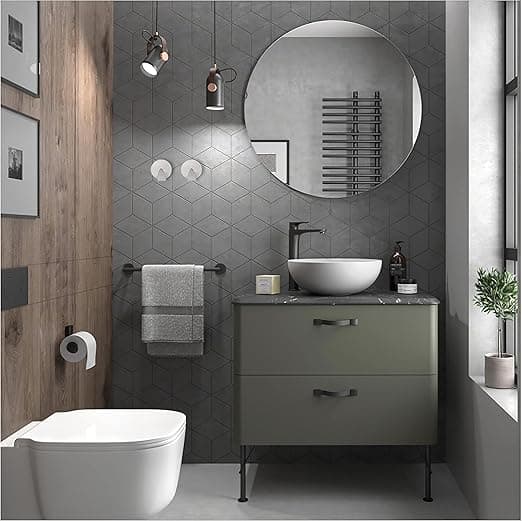 Round Self-Adhesive Metal Hooks for Home - 4 Pcs, Bathroom and Kitchen