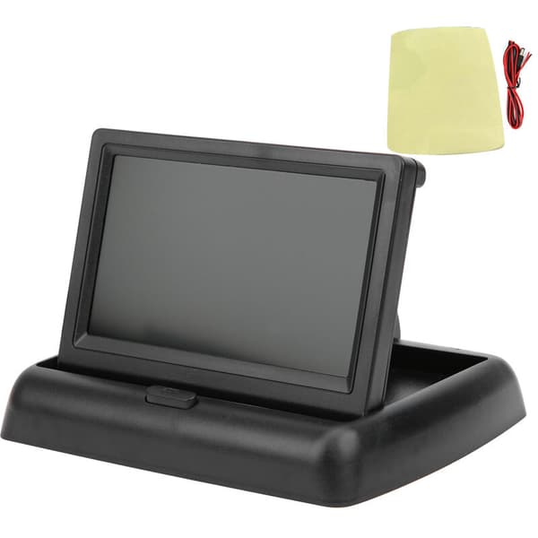 4,3 tommer bilskærm TFT LCD-kamera, foldbart bakkamera til parkering, autocamper, lastbil, bus