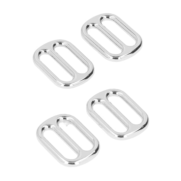 10 st metallspänne zinklegering utsökt utförande mycket hållbart blekfritt brett använt metallskjutspänne silver
