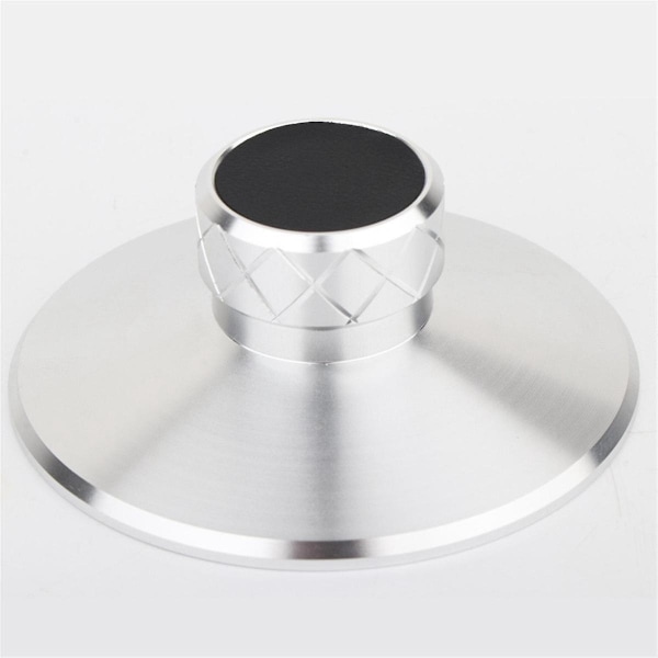 Vinyl Skivspel Vikt Metallskiva Stabilisator Vibrationsdämpare Skivklämma Skivspel LGL Silver