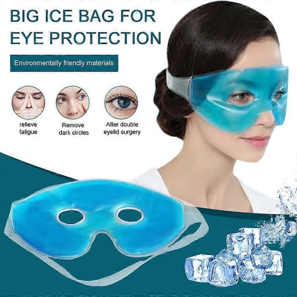 Cooling Eye Mask with Ice Relieves Tired Eyes Eliminates Dark Circles Sleep Eye Care 4pcs 4pcs