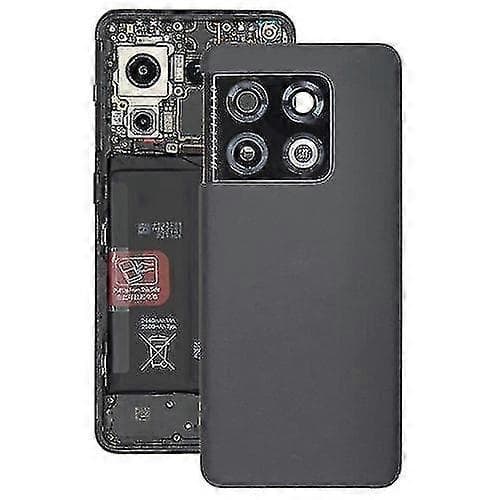 Til Oneplus 10 Pro Originalt Batteribagcover Sort