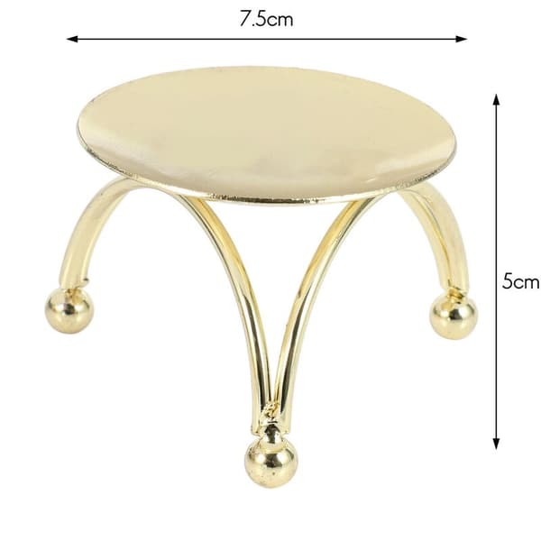 Round Geometric Iron Candlestick Table Decoration Halloween Christmas Decoration Three-dimensional Creative Metal