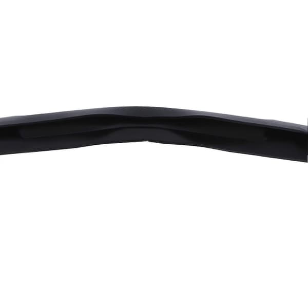 Universal Bagspoilerlæbe i Blank Sort, Bagklap Spoiler Vinge, Gummi, 120cm/47.24in X 7cm/2.76in