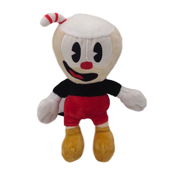 2 stk Cuphead Plysjdukker Mugman Spilldukker Eventyr