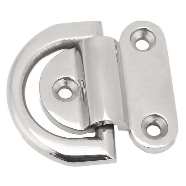 Sammenleggbart Pad Eye-tilbehør av marin kvalitet 316 rustfritt stål Universal passform for båt, skip, yacht [DB]