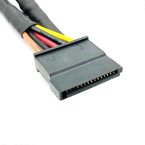 5Pin til 3 SATA Strømkabel 5Pin Han til 3 SATA 15Pin Hun Splitter Adapter [db]
