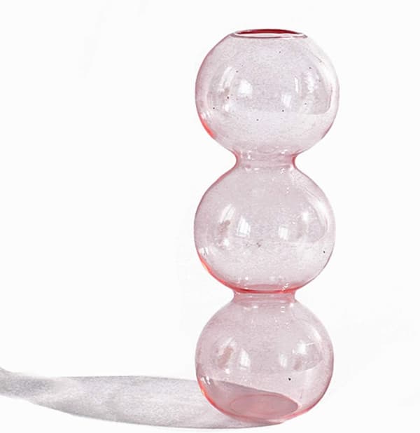 Hydroponisk Blomstervase, Tre Kuler 16,5 cm Høy Transparent Plante G