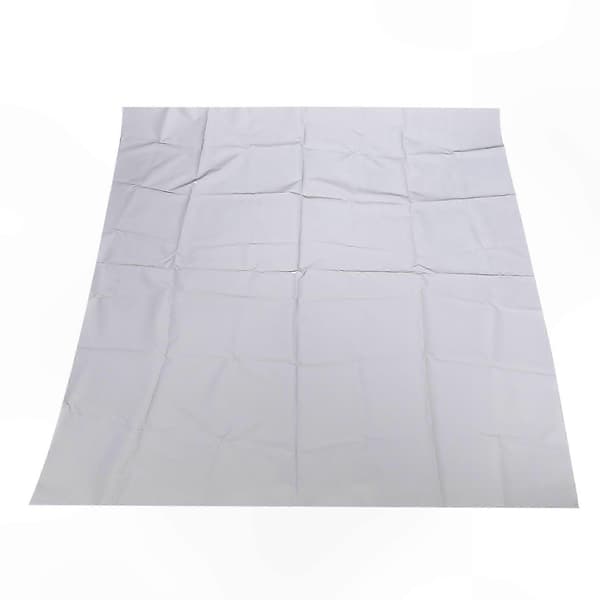 Reflekterende sølvstoff for sying, 100 cm bredde, fibermateriale med høy synlighet Sølv Silver