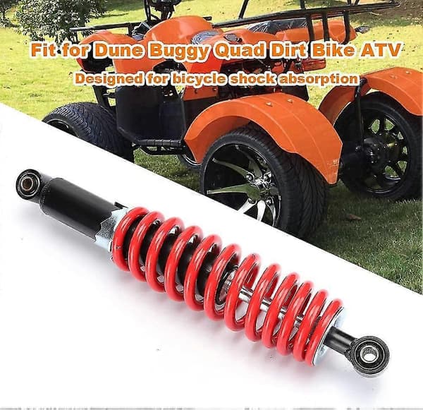Bagstøddæmper, 350mm/13.8in Universal Støddæmper Passer Til Buggy Quad Dirt Bike Atv