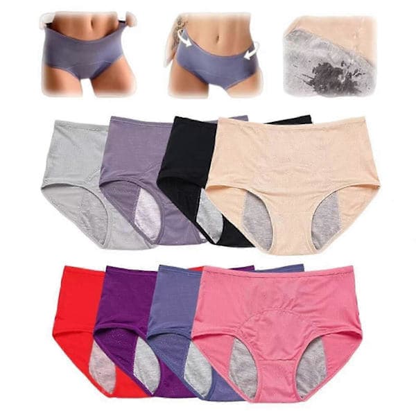 Inkontinenstrosor för kvinnor - 8-pack Everdries läckagesäkra underkläder 5XL 5XL