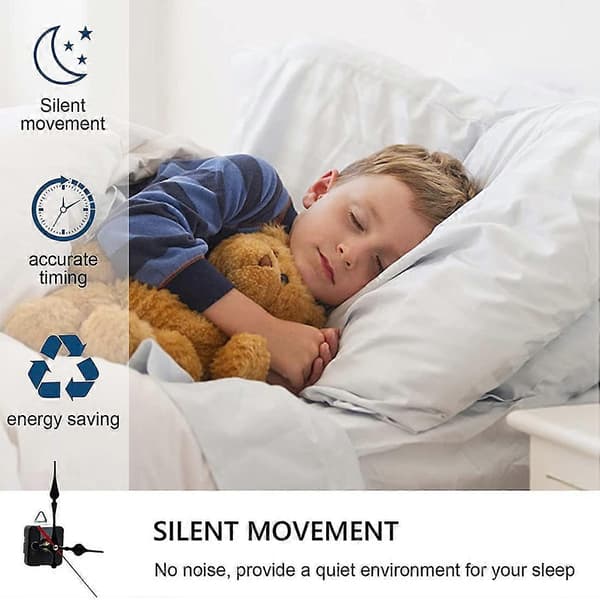 Quartz Clock Mechanism Kit, Wall Clock Mechanisms Battery Operated Replacement, Clock Replacement DIY
