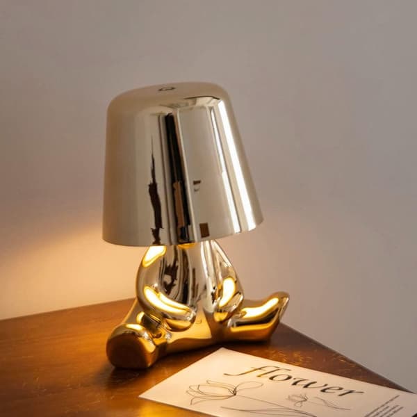 Bordlampe Dimbar LED Touch Kontroll Bordlampe Trådløs USB R
