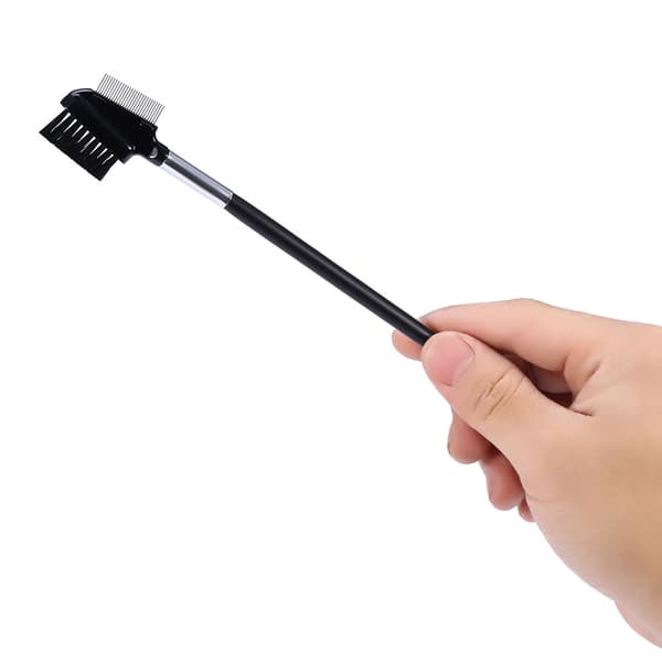 Øjenbryn Øjenvippebørste i rustfrit stål Øjenvippeforlængelse Kosmetisk makeup