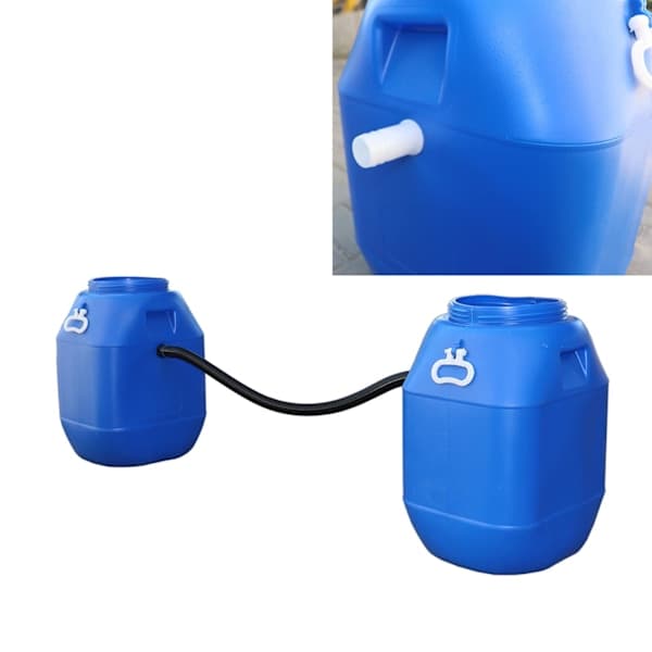 Cistern Pipe Connection Kit, 32mm Water Connection Kit for Rainwater Diversion, Connects Two Water Cisterns and Rain Barrels.