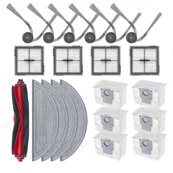 For Q10 S5/Q10 S5+/Q10V/Q10V+ Hovedbørste Sidebørste Filter[CO]