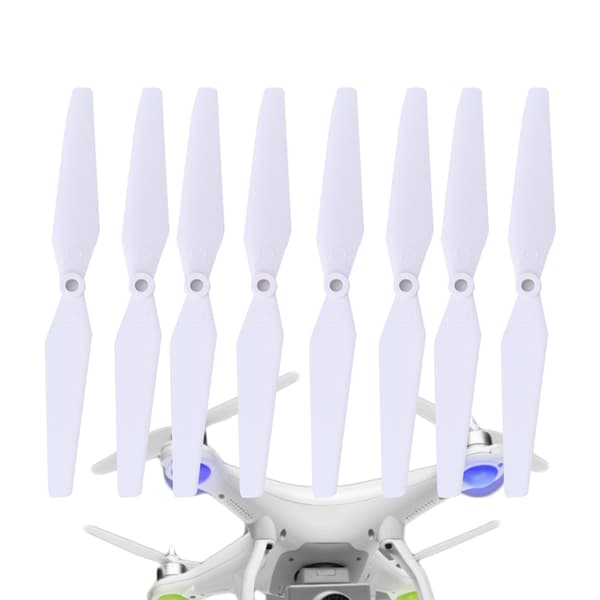 8 stk RC Propellertilbehør Reservedel Passer til WLtoys XK X1 Quadcopter RC Drone Hvit