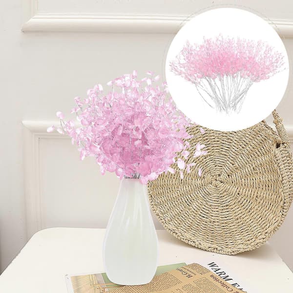 50 stk Akryl Blomsterperler Bukettdekorasjoner Perleblomster Bryllupsfest Hodeplagg