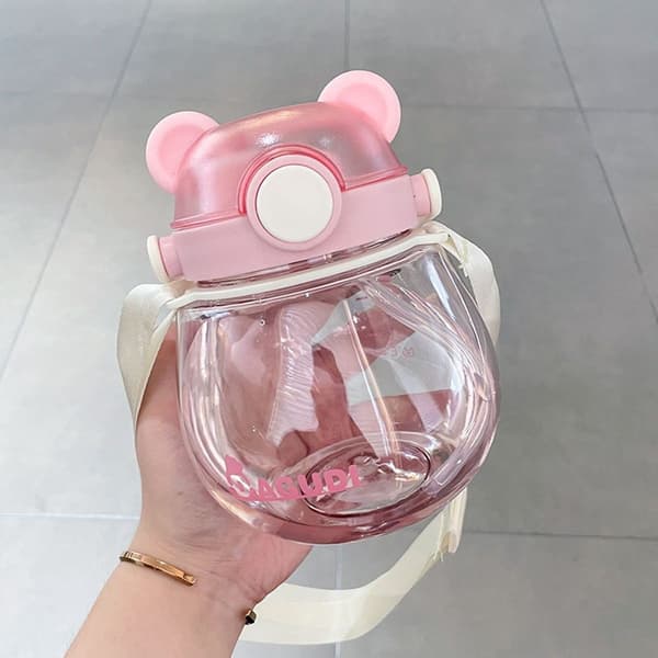 Kawaii Bjørnevandflaske Pige Pink KLB