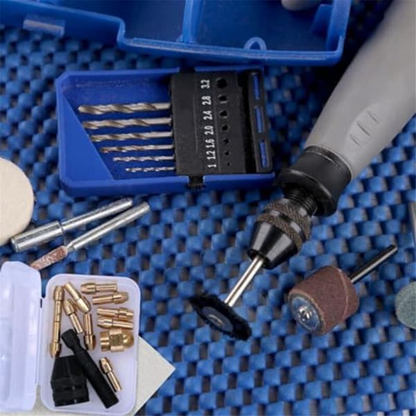 12 Pieces Drill Chuck Adapters, 4486 Drill Chuck, 4485 Collets, Brass Chuck Heads, Keyless Drill Chuck with Box