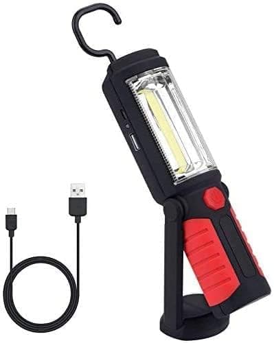 Handsfree ladattava LED-taskulamppu 3W COB LED-käsivalaisin 2 in 1