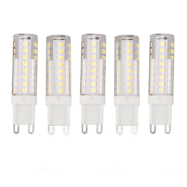 5 stk 7W G9 Dimbar LED-lamper Høy Lysstyrke Energibesparende [DB]