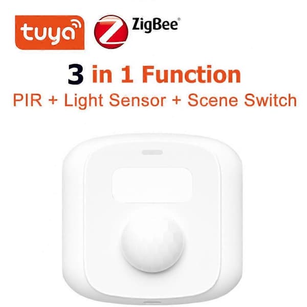 Tuya Bevegelsesdetektor Zigbee Wifi Lyssensor Smarthjemenheter Koblet Scenebryterfunksjon Hjem Kropp PIR Bevegelsessensor Zigbee-versjon Zigbee version