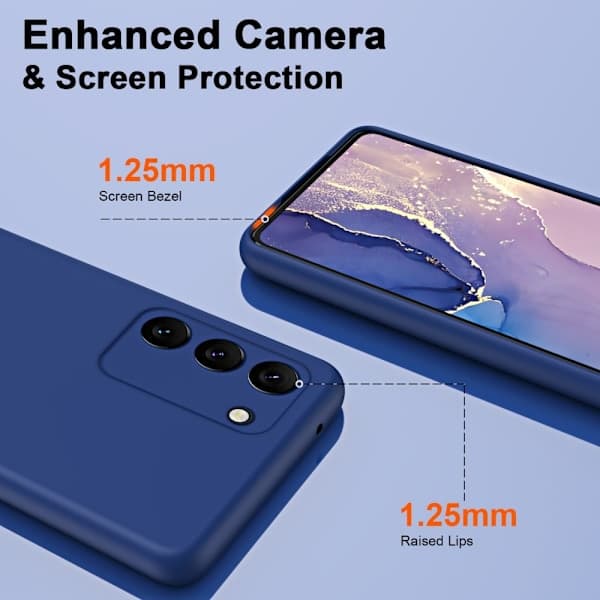 Samsung Galaxy S23 Skal Gummerad TPU Lila