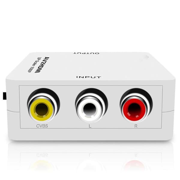 RCA Komposiitti CVBS AV-HDMI-videoäänimuunninsovitin kameralle DVD VHS
