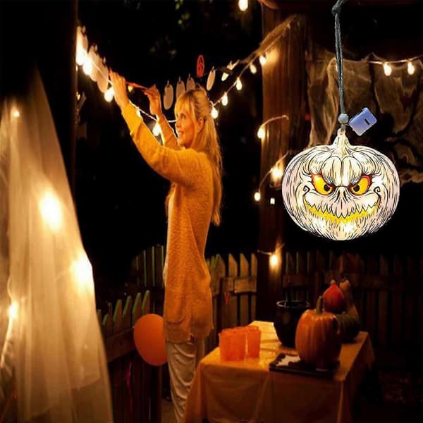 2025 Halloween Decorations Halloween Party Is Decorated With Hanging Lights Chandeliers Devil Lights And Decorative Lights.