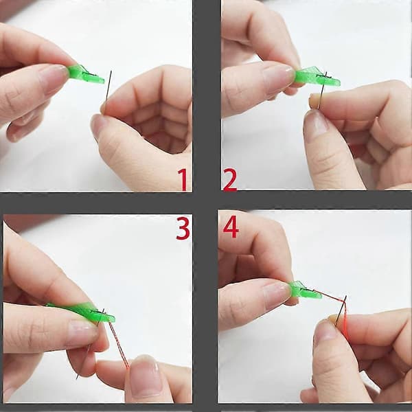 50 st Needle Threaders Small Fish Shaped Needle Threaders For Hand Sewing Machine Sewing Tool Accessories