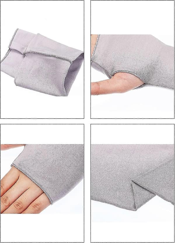 UV-beskyttelseshandsker håndledslængde solbeskyttelse kørehandsker unisex fingerløse