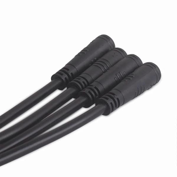Elsykkel Julet-kontakt 1 til 4 hovedkabel Vanntett kabel 105cm db