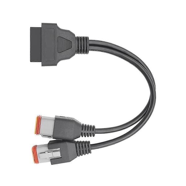 4-pin for Harley Davidson 6-pin til 16-pin OBD 2 Forlengelseskabel