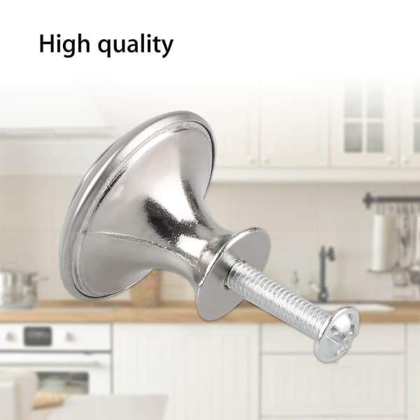 20 Pieces Kitchen Knobs, Brushed Nickel, Eeekit Drawer Pulls, Cabinet Knobs, Sturdy Knobs, Silver Tone Kitchen Knobs with Screws for Bathroom Drawers