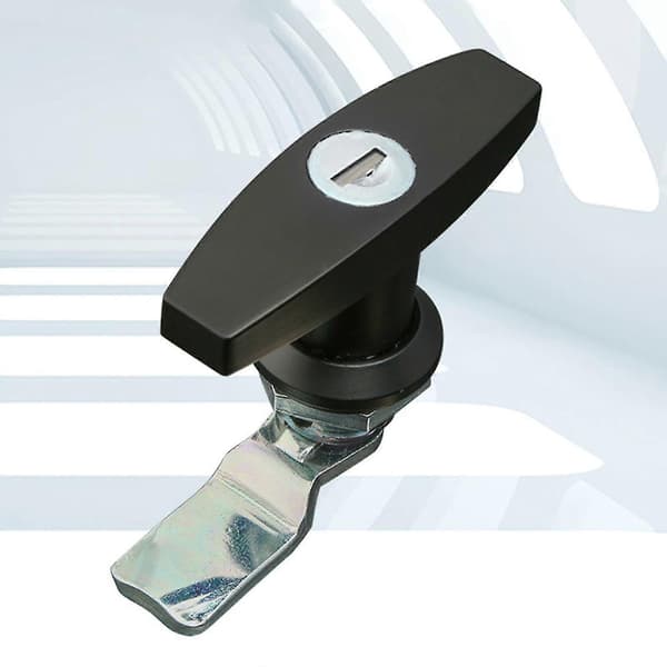 Universal T-Handle Door Lock For Trailer Caravan RV Truck Canopy Toolbox bright chrome bright chrome