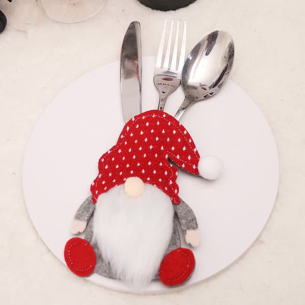 6 Pieces Christmas Decorations Indoor Home Decor Cartoon Faceless