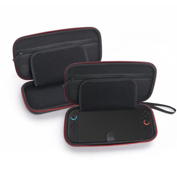 Tyylikäs musta PU-kantolaukku SWITCH 2:lle korttipidikkeellä