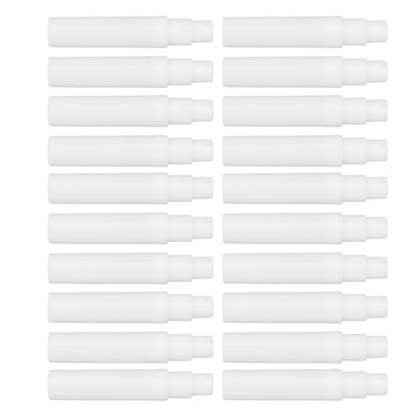 20pcs Miniature Spray Bottle 5ml White ABS Fine Mist Refillable Empty Spray Bottle for Perfume