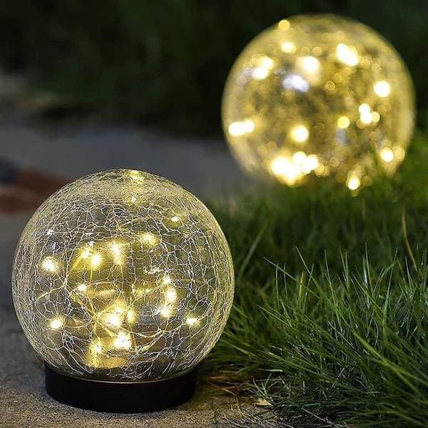 Utendørs solcellelampe LED solcellelamper for hage Vanntett varm KLB