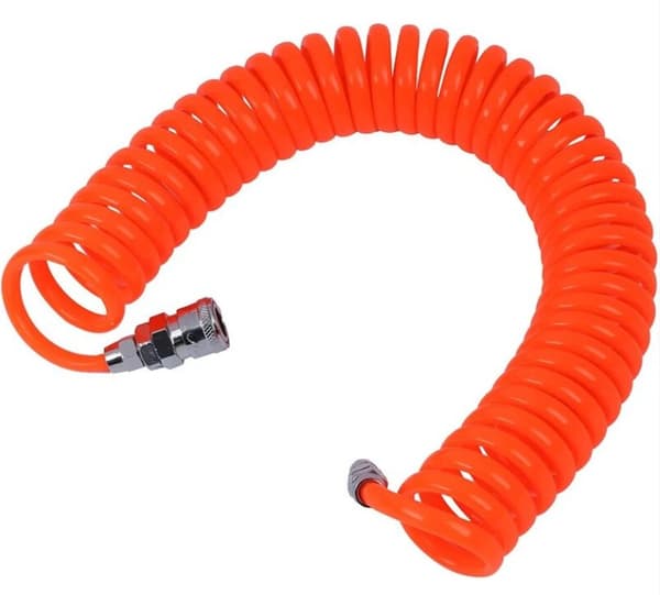 6M 19.7ft 8mm x 5mm PU fleksibel luftslange til pneumatisk spiral