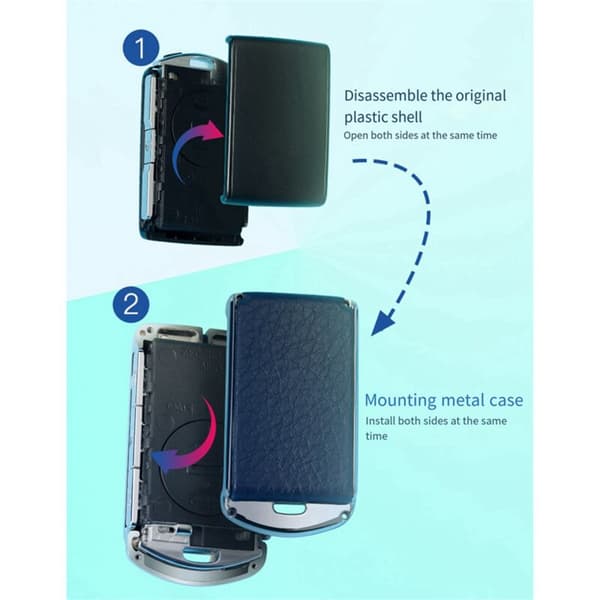 Galvanized Alloy Leather Car Key Case for XC60 S60 XC90 S90 Parts Protection Shell Accessories A