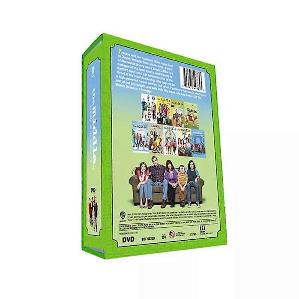 The Middle: Koko TV-sarja Kausi 1-9 27 Levyä DVD Uusi Box Set Englanti