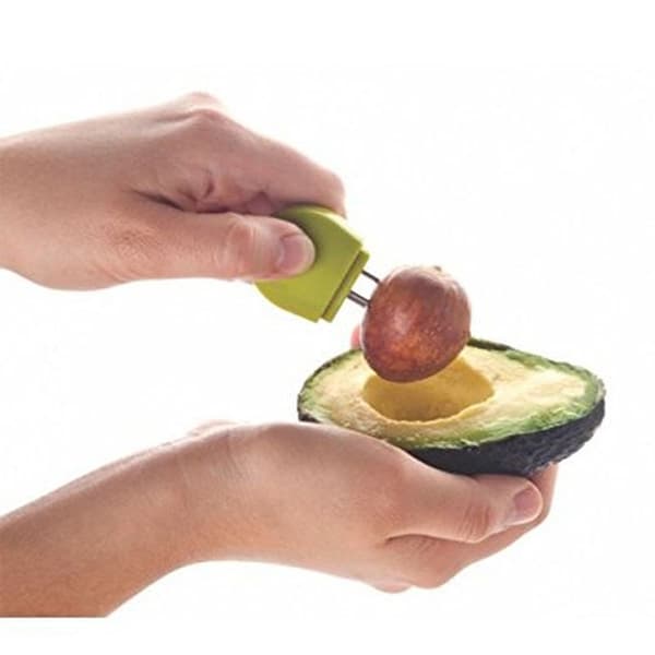 Avocado Slicing Tool 3 in 1 Avocado Cutter with Comfortable Grip Handle Shea Corer Peeler Kitchen Utensil