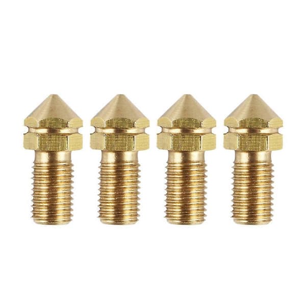 Ultimaker3 3D-printer udskiftningsdyse i messing 0,4 mm til Ultimaker 3 reservedele 3,0 mm filament 4 stk/sæt [DB]