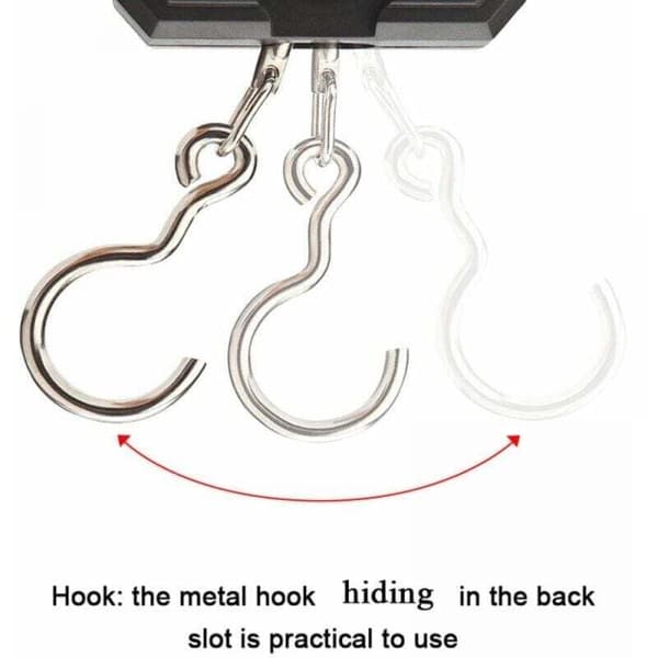 Hanging Scale with Hook, Dual Precision, LCD Backlight, 50Kg / 5G -Keyoung
