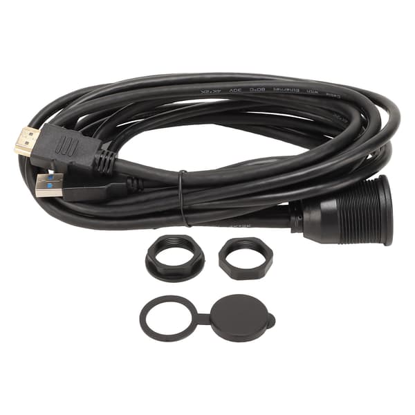 Innfelt forlengelseskabel Doble porter USB3.0 High Definition Multimedia Interface-kabel